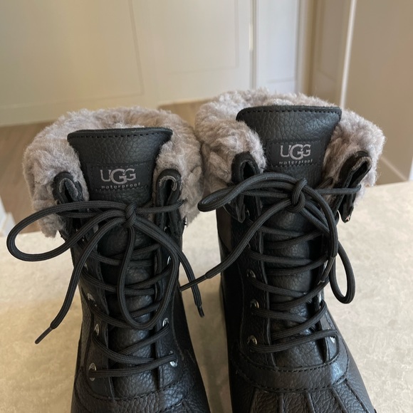 New UGG Adirondack III Black Waterproof Boots, Women’s Size US 8.5 - Picture 13 of 15